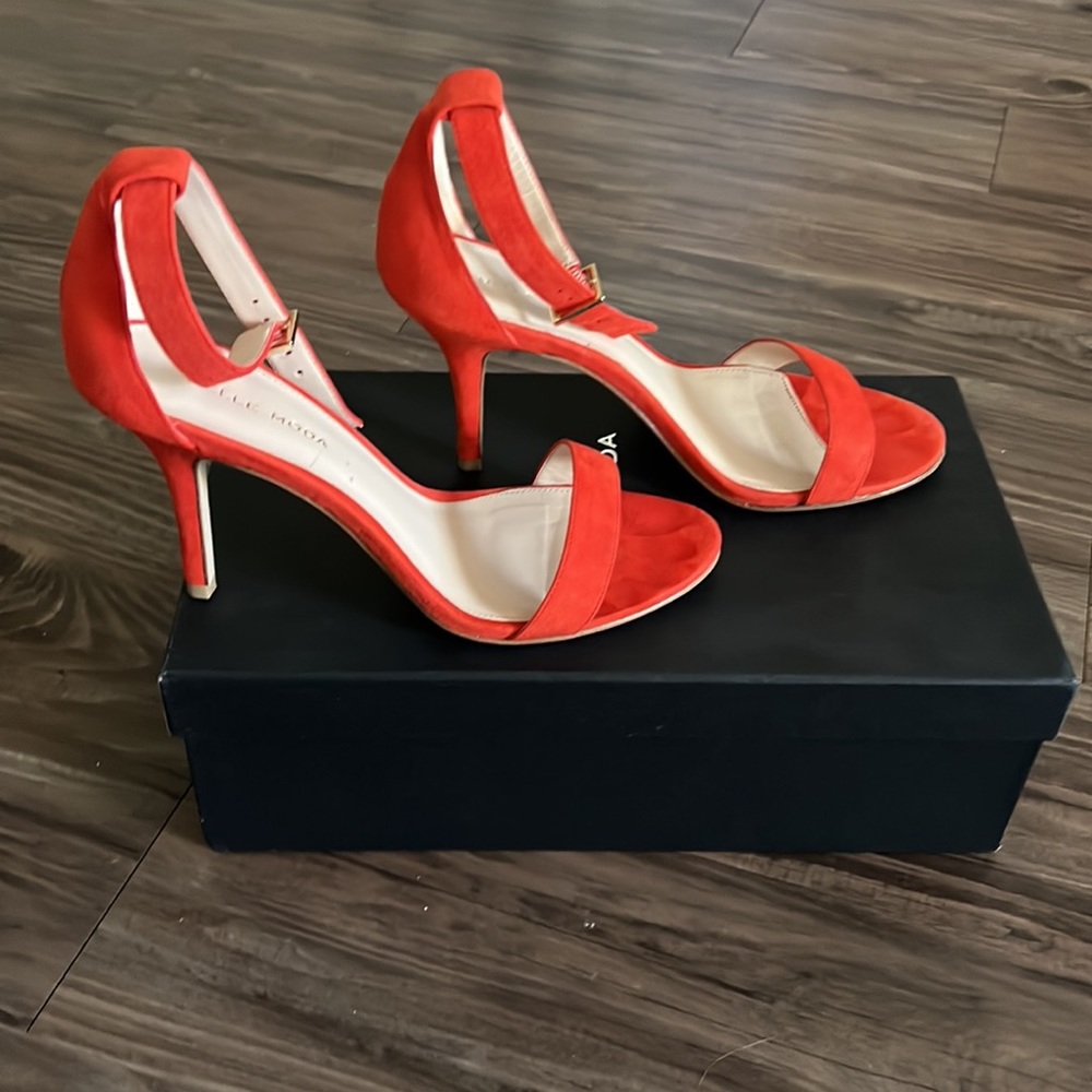 Orange Pelle Moda Heels